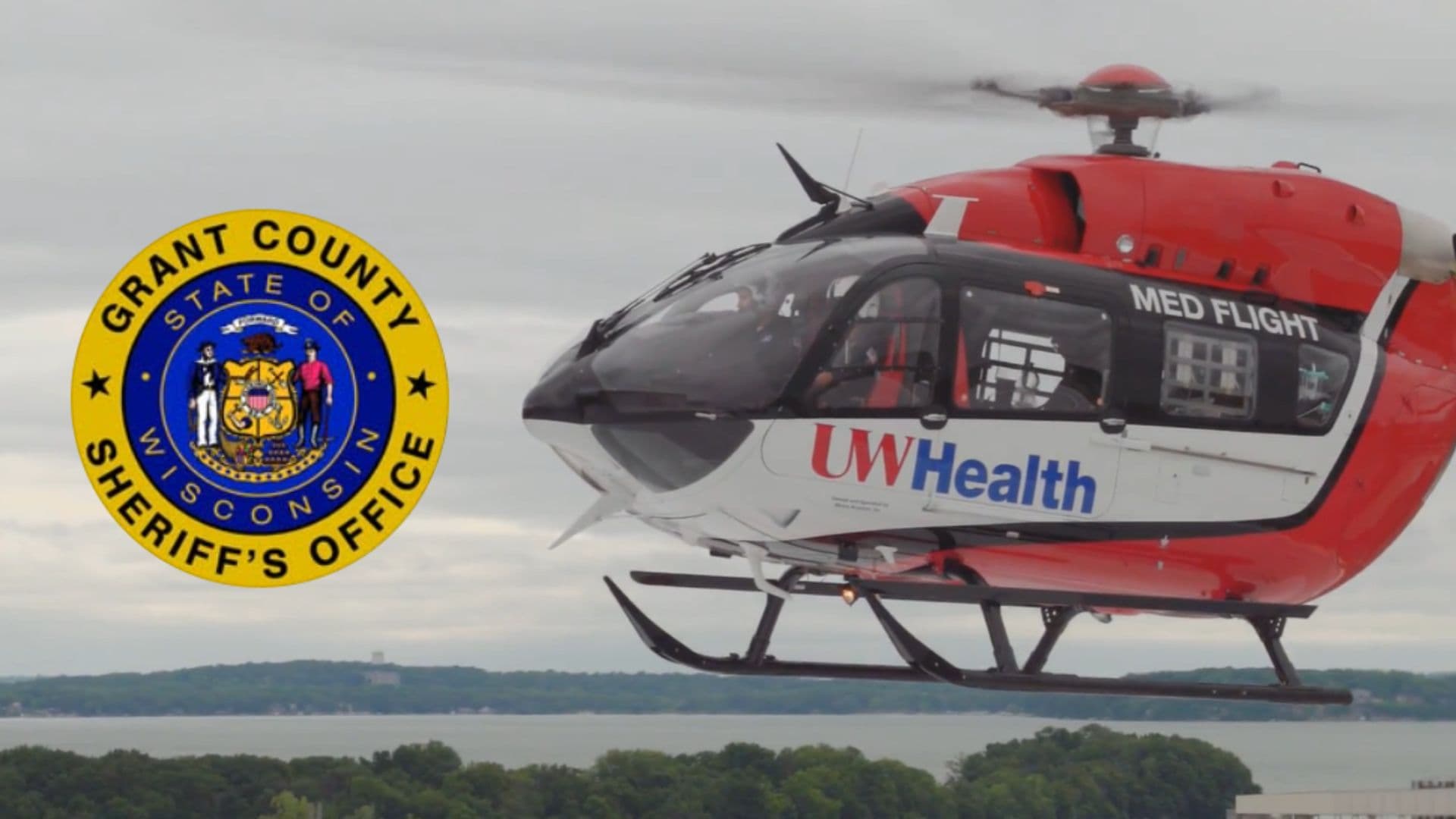 Grant County motorcycle crash leads to 911 call, Victim transported by Med Flight