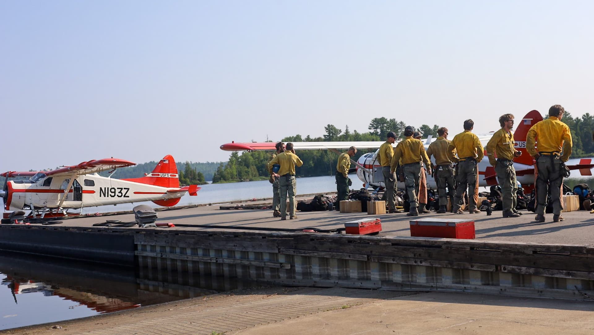 Ely Seaplane Base carries firefighters into the Boundary Waters