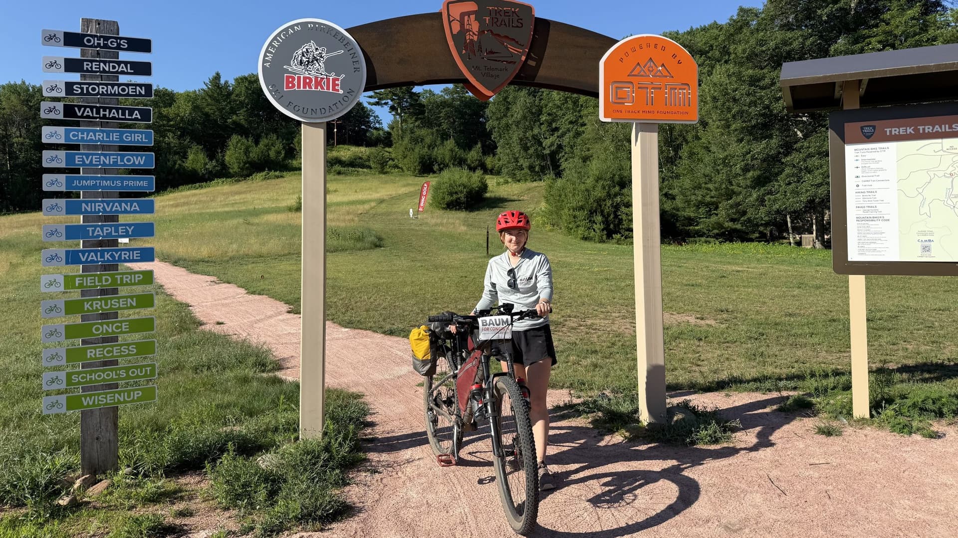 7th District candidate bikes 400 miles across northern Wisconsin
