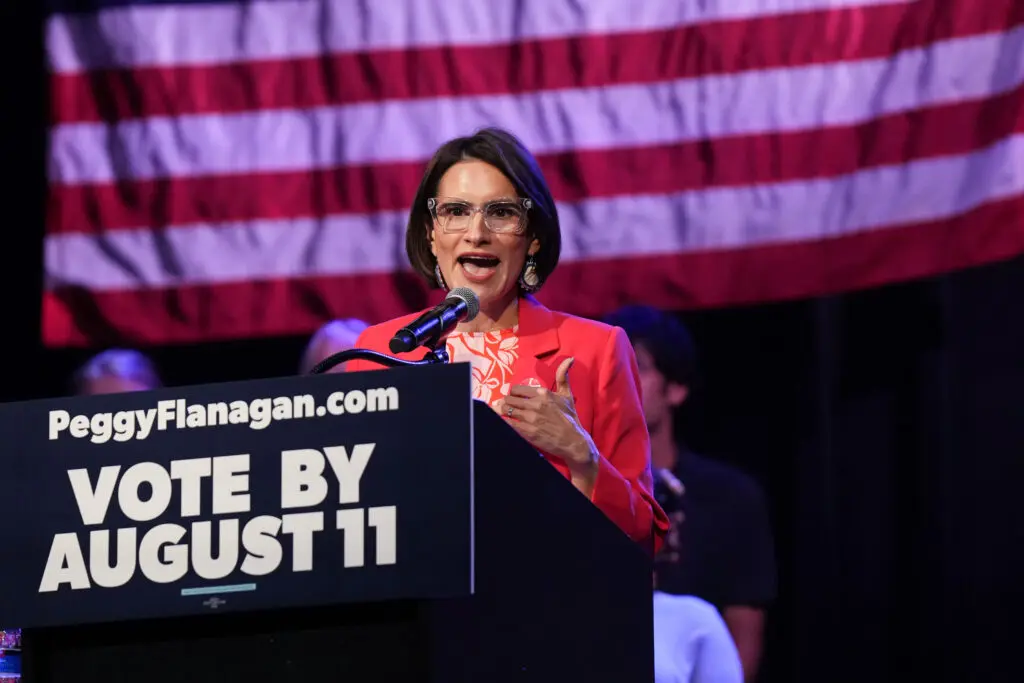 Peggy Flanagan wins Democratic Senate primary in Minnesota in victory for progressive flank