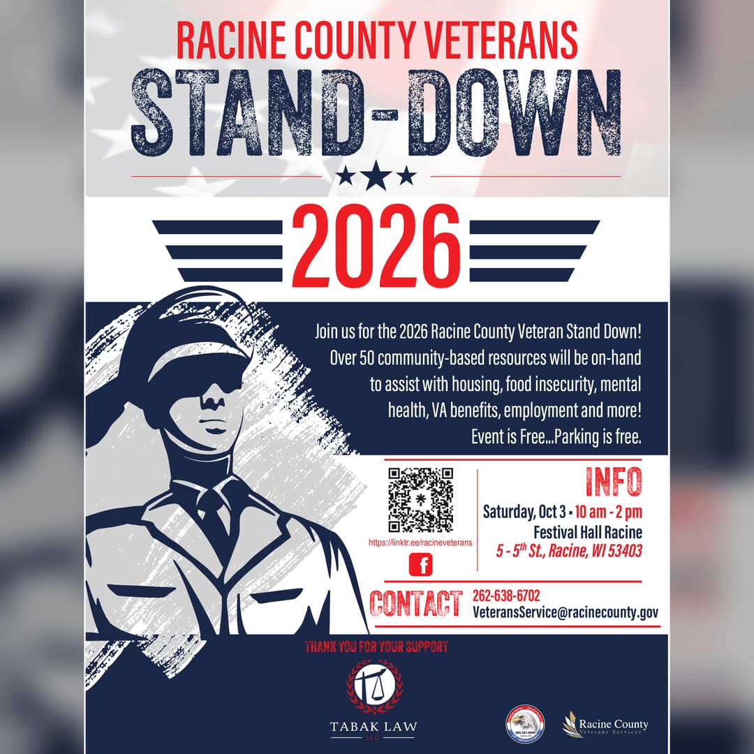 Stand Down 2026 in Racine set for Oct. 3 at Festival Hall with 50+ resources