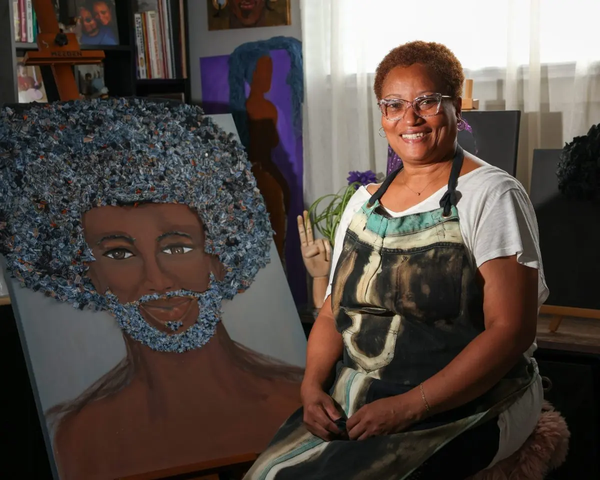 Crystal Montgomery creates one-of-a-kind art that spans beyond the canvas