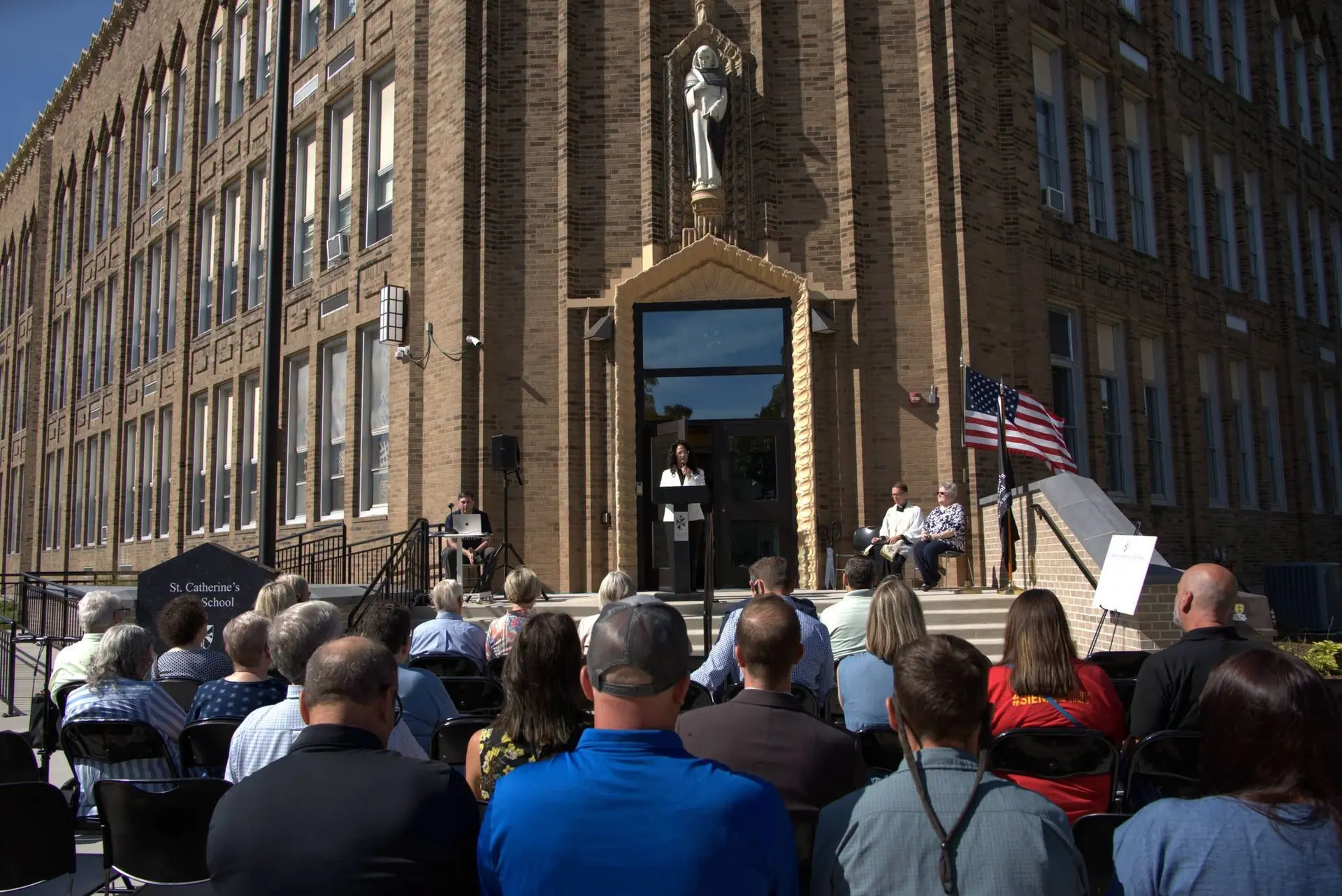New entrance, ramp welcome students back to St. Catherine’s