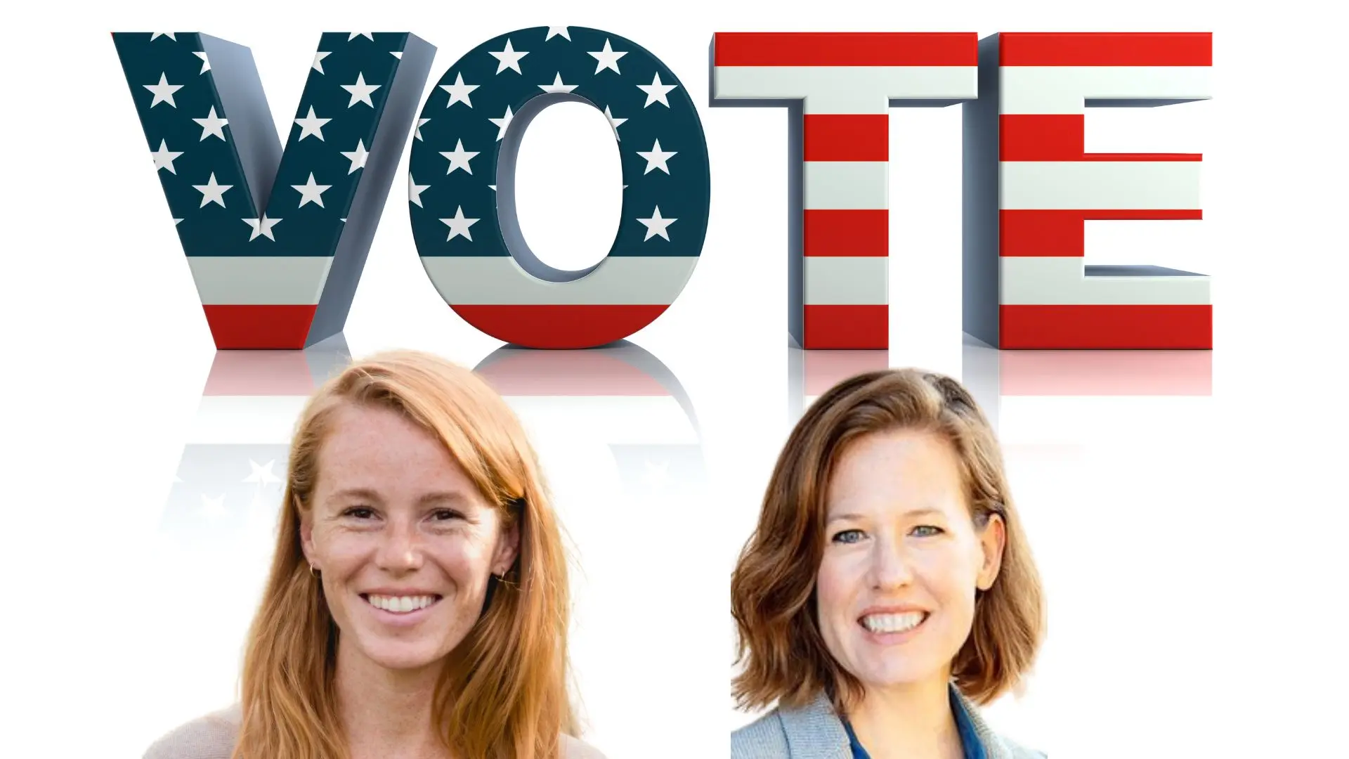 Emily Berge and Rebecca Cooke highlighted on the WRCO News at Noon