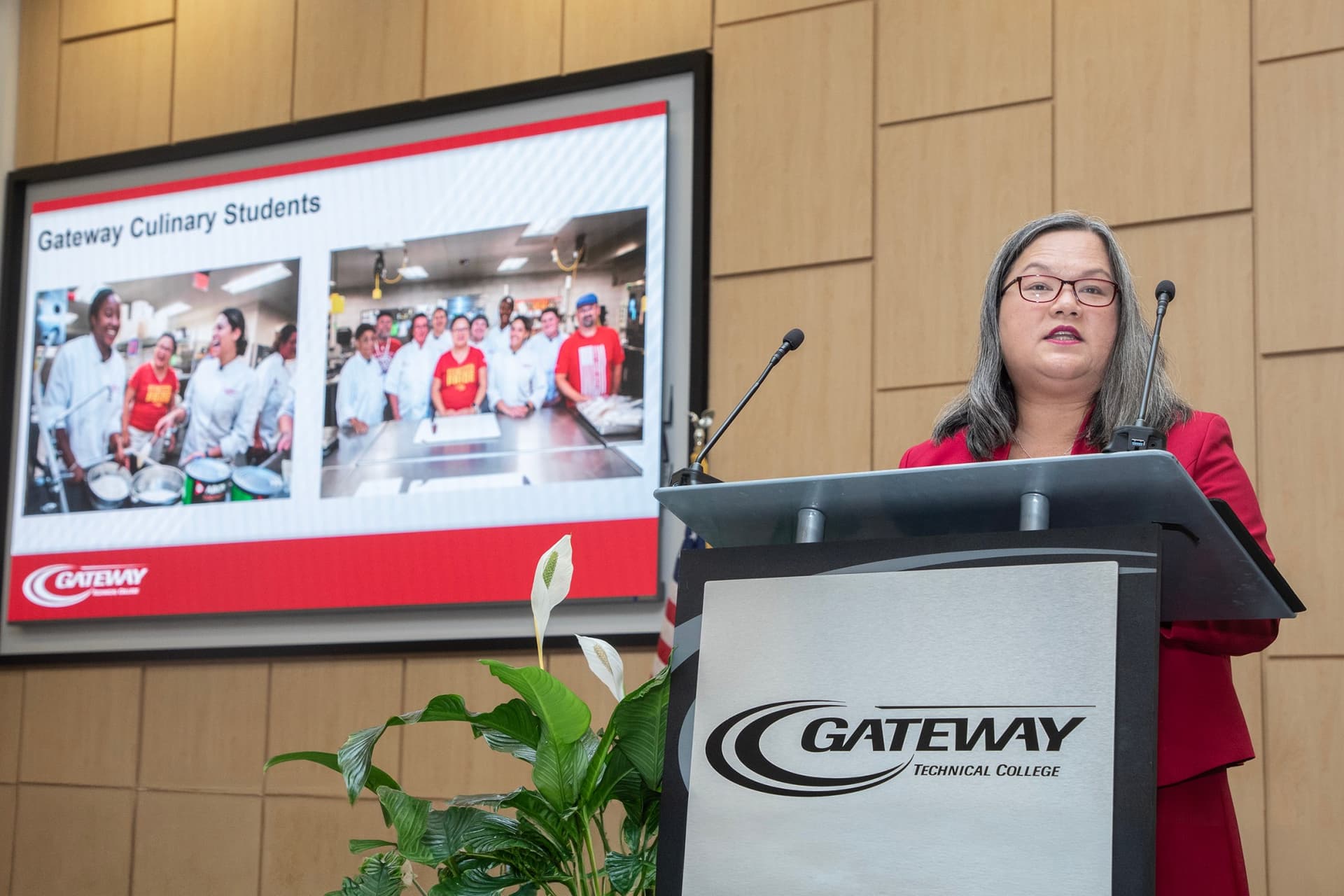 Gateway Technical College President Veronique Tran emphasizes access, community ties at inauguration