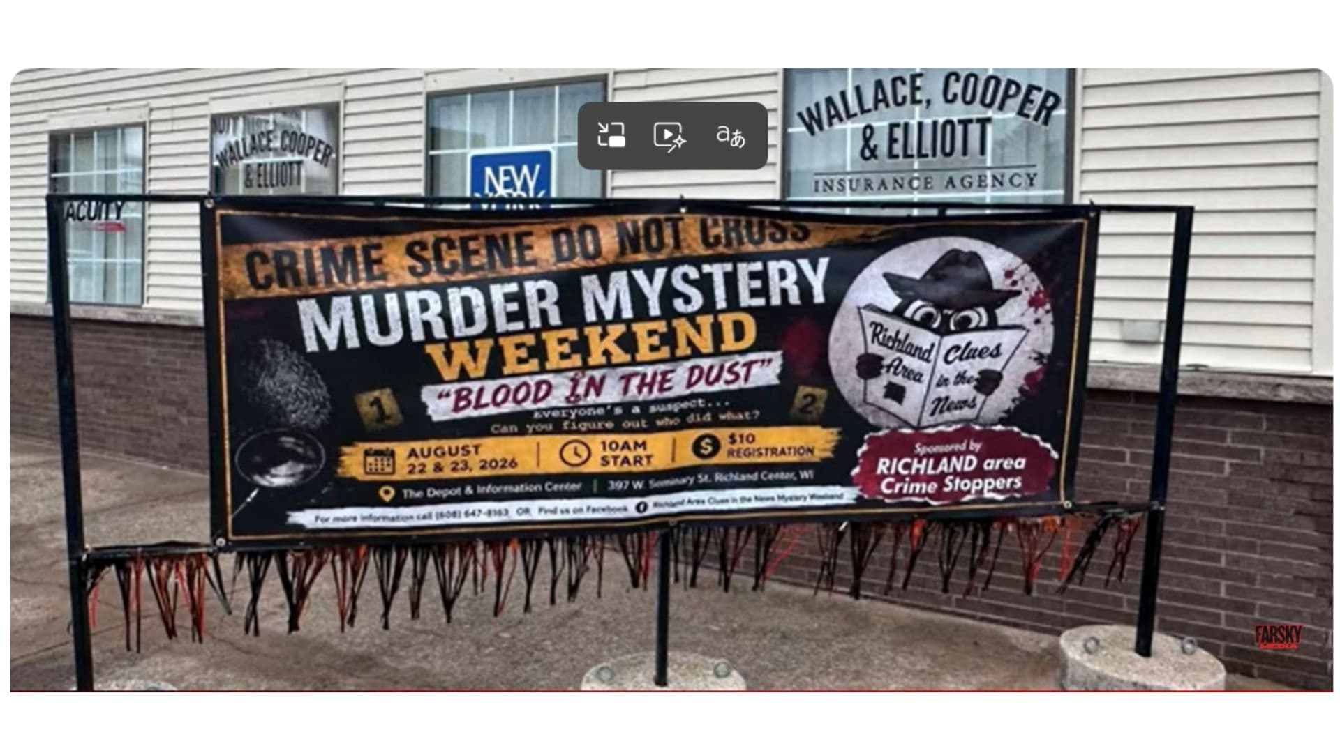 The Second Annual Richland Area Clues In the News Murder Mystery Weekend will be held this weekend
